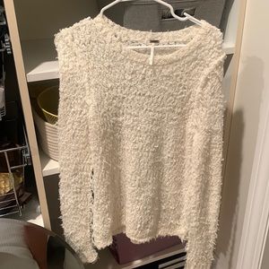 Free People White Sweater
